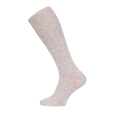 HomeOfSocks Knee Socks Luxurious (Merino Wool and Cashmere) Grey - 1 Pair