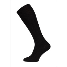 HomeOfSocks Knee Socks Luxurious (Merino Wool and Cashmere) black - 1 Pair