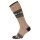 HomeOfSocks Knee Socks Norway Winter Pattern Brown - 1 Pair