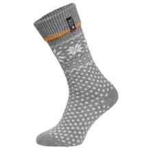 HomeOfSocks Lambswool Sock Scandinavian Flag 47 grey - 1 Pair