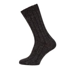 HomeOfSocks Wool Sock Hygge Alpaca (Virgin Wool and Alpaca Wool) anthracite grey - 1 Pair