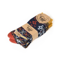 HomeOfSocks Wool Socks Hygge navy blue/multicoloured - 2 pairs