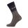 HomeOfSocks Wool Socks Thick Scandinavian Reindeer Grey/Navy - 1 Pair