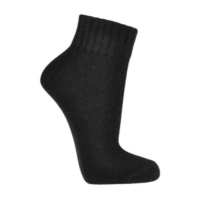 HomeOfSocks Wool Socks Sneaker (Merino Wool and Cashmere) black - 2 pairs