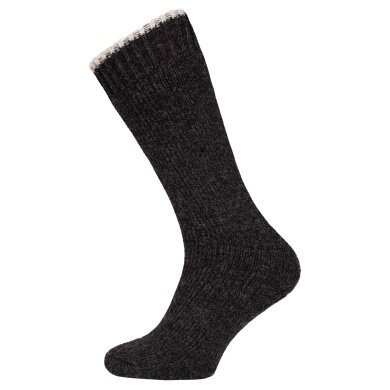 HomeOfSocks Extra Thick Fleece Socks Dark Grey - 1 Pair