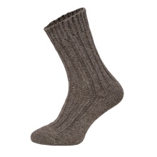 HomeOfSocks Wool Socks Alpaca Natural Light Grey/Brown - 2 Pairs