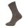 HomeOfSocks Wool Socks Alpaca Natural Light Grey/Brown - 2 Pairs