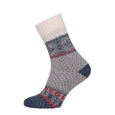 HomeOfSocks Wool Sock Hygge (45% Wool) blue/multicoloured - 1 Pair