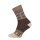 HomeOfSocks Wool Sock Hygge (45% Wool) brown/multicoloured - 1 Pair