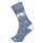 HomeOfSocks Wool Socks Hygge Ice Bear Light Blue - 1 Pair