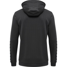 hummel Sport Hoodie hmlAUTHENTIC Poly Hoodie (knitted polyester) with hood asphalt grey Men