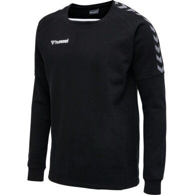 hummel Sport Long Sleeve Shirt hmlAUTHENTIC Training Sweat (Cotton/Polyester Blend) Black Men