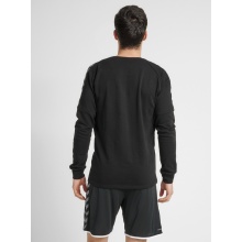 hummel Sport Long Sleeve Shirt hmlAUTHENTIC Training Sweat (Cotton/Polyester Blend) Black Men