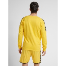 hummel Sport Long Sleeve Shirt hmlAUTHENTIC Training Sweat (Cotton/Polyester Blend) Yellow Men