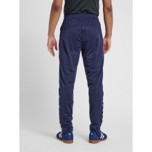 hummel Sports Trousers hmlAUTHENTIC Poly Pant (Double-knitted, structured jersey) long navy blue Men