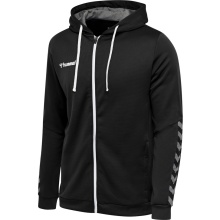 hummel Sport Hoodie hmlAUTHENTIC Poly Zip Hoodie (knitted polyester) with hood black Men