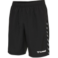 hummel Sports Shorts hmlAUTHENTIC Training Short (Polyester fabric, with side pockets) Short black/white Men