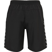 hummel Sports Shorts hmlAUTHENTIC Training Short (Polyester fabric, with side pockets) Short black/white Men