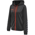 hummel Sport Hoodie hmlAUTHENTIC Poly Zip Hoodie (knitted polyester) asphalt grey Women