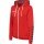 hummel Sport Hoodie hmlAUTHENTIC Poly Zip Hoodie (knitted polyester) red Women