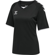 hummel Sport-Shirt hmlCORE Volley Tee (Polyester, Jersey fabric) Short sleeve black Women