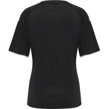 hummel Sport-Shirt hmlCORE Volley Tee (Polyester, Jersey fabric) Short sleeve black Women