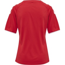 hummel Sport-Shirt hmlCORE Volley Tee (Polyester, Jersey fabric) Short sleeve red Women