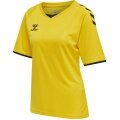 hummel Sport-Shirt hmlCORE Volley Tee (Polyester, Jersey fabric) Short sleeve yellow Women