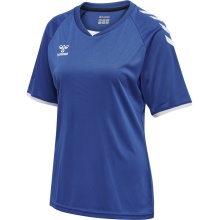 hummel Sport-Shirt hmlCORE Volley Tee (Polyester, Jersey fabric) Short Sleeve Dark Blue Women