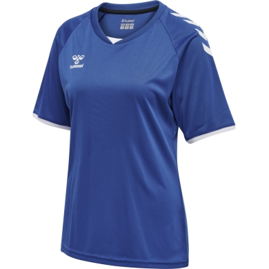 hummel Sport-Shirt hmlCORE Volley Tee (Polyester, Jersey fabric) Short Sleeve Dark Blue Women