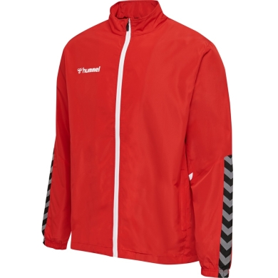 hummel Sport Training Jacket hmlAUTHENTIC Micro Jacket (woven fabric, with zipper pockets) red Kids