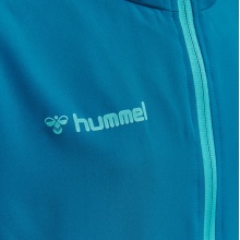 hummel Sport Training Jacket hmlAUTHENTIC Micro Jacket (woven fabric, with zipper pockets) teal blue Kids