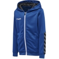 hummel Sport Hoodie hmlAUTHENTIC Poly Zip Hoodie (knitted polyester) dark blue Kids