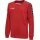 hummel Sport long-sleeved shirt hmlAUTHENTIC Training Sweat (sweat fabric, ribbed cuffs) red Kids