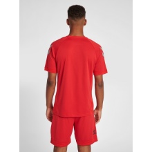 hummel Sport T-shirt hmlLEAD Poly Jersey (Mesh Material) Short Sleeve red Men