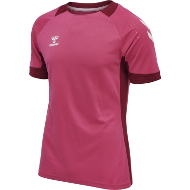 hummel Sport T-shirt hmlLEAD Poly Jersey (Mesh Material) Short Sleeve magenta Men