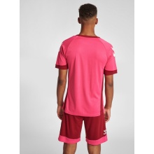 hummel Sport T-shirt hmlLEAD Poly Jersey (Mesh Material) Short Sleeve magenta Men