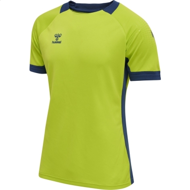 hummel Sport T-shirt hmlLEAD Poly Jersey (Mesh Material) Short Sleeve Lime Men