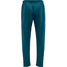 hummel Sports Trousers hmlCORE XK Poly Pants (Polyester Sweat Fabric, with Zipper Pockets) Long Coral Blue Men