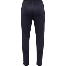 hummel Sports Trousers hmlAUTHENTIC Training Pant (Interlock Fabric, with Zip Pockets) Long Navy Blue Men