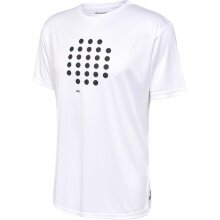 hummel Sport T-shirt hmlCOURT (Interlock jersey fabric) short sleeve white Men