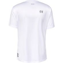 hummel Sport T-shirt hmlCOURT (Interlock jersey fabric) short sleeve white Men