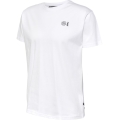 hummel Sport/Leisure T-shirt hmlCOURT Cotton (elastic jersey fabric) short sleeve white Men