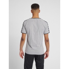 hummel Sport T-shirt hmlAUTHENTIC Training Tee (Cotton-Polyester Blend) Short Sleeve Grey Men