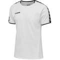 hummel Sport T-shirt hmlAUTHENTIC Training Tee (Cotton-Polyester blend) Short sleeve white Men