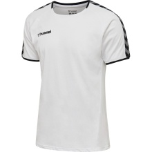 hummel Sport T-shirt hmlAUTHENTIC Training Tee (Cotton-Polyester blend) Short sleeve white Men