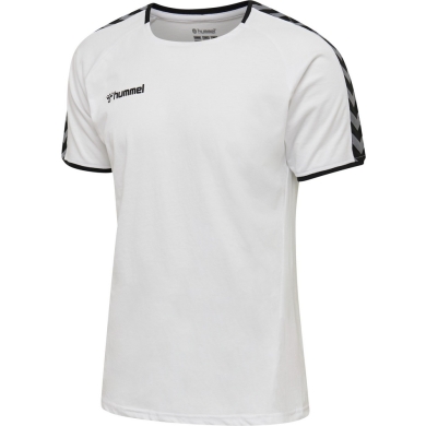 hummel Sport T-shirt hmlAUTHENTIC Training Tee (Cotton-Polyester blend) Short sleeve white Men