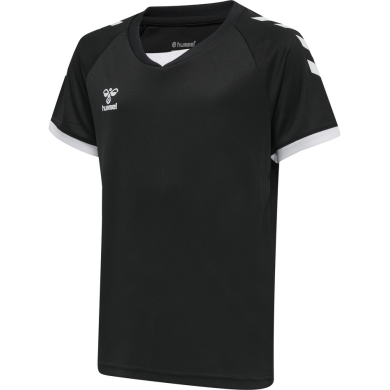 hummel Sport T-shirt hmlCORE Volley Tee (Polyester, Jersey fabric) Short sleeve black Kids