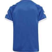 hummel Sport T-shirt hmlCORE Volley Tee (Polyester, Jersey fabric) Short sleeve dark blue Children