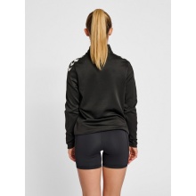 hummel Sport Long Sleeve Shirt hmlCORE XK Half-Zip Sweat (Polyester Sweat Fabric) Black Women